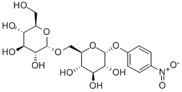 4-Nitrophenyl6-O-(a-D-glucopyranosyl)-a-D-glucopyranoside Structural