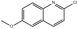 2-CHLORO-6-METHOXY-QUINOLINE Structural