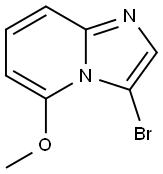 IMidazo[1,2-a]pyridine, 3-broMo-5-Methoxy- Structural