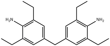 4,4'-Methylenebis(2,6-diethylaniline) Structural