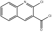 2-CHLORO-3-QUINOLINECARBONYL CHLORIDE Structural