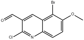 5-BROMO-2-CHLORO-6-METHOXYQUINOLINE-3-CARBOXALDEHYDE