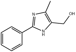 5-methyl-2-phenyl-1H-imidazole-4-methanol Structural