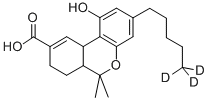 (+/-)-11-NOR-9-CARBOXY-DELTA9-THC-D3 Structural