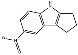 CYCLOPENT[B]INDOLE, 1,2,3,4-TETRAHYDRO-7-NITRO- Structural