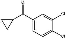 CYCLOPROPYL 3,4-DICHLOROPHENYL KETONE Structural