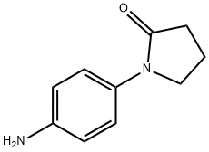 1-(4-Aminophenyl)pyrrolidin-2-one Structural