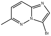 IMidazo[1,2-b]pyridazine, 3-broMo-6-Methyl- Structural