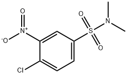 2-NITROCHLOROBENZENE-4-(N,N-DIMETHYL)-SULPHONAMIDE Structural