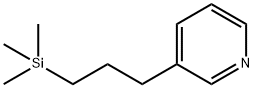 Pyridine, 3-[3-(trimethylsilyl)propyl]- (9CI) Structural