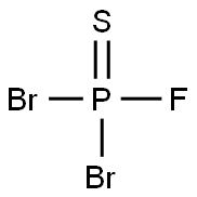 Dibromofluorophosphine sulfide Structural