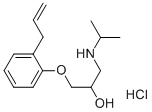 ALPRENOLOL HYDROCHLORIDE Structural