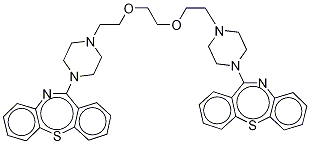 1,2-Bis[2-(4-Dibenzo[b,f][1,4]thiazepin-11-yl-1-piperazinyl)ethoxy]ethane