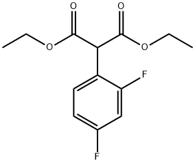 DIETHYL 2,4-DIFLUOROPHENYL MALONATE Structural