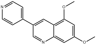 5,7-DIMETHOXY-3-(4-PYRIDINYL)QUINOLINE DIHYDROCHLORIDE