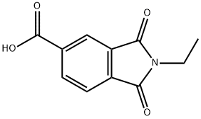 2-ethyl-1,3-dioxoisoindoline-5-carboxylic acid Structural