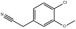 (4-CHLORO-3-METHOXYPHENYL)ACETONITRILE Structural