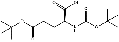 N-tert-Butoxycarbonyl-L-glutamic acid gamma-tert-butyl ester Structural