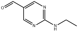 5-Pyrimidinecarboxaldehyde, 2-(ethylamino)- (9CI) Structural