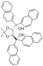 (+)-2,3-O-ISOPROPYLIDENE-1,1,4,4-TETRA(2-NAPHTHYL)-D-THREITOL Structural