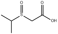 (ISOPROPYLSULFINYL)ACETIC ACID Structural