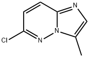 6-CHLORO-3-METHYL-IMIDAZO[1,2-B]PYRIDAZINE Structural