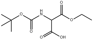 2-(N-BOC-AMINO)MALONIC ACID MONOETHYL ESTER