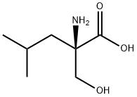 L-Leucine,  2-(hydroxymethyl)- Structural