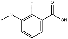 2-FLUORO-3-METHOXYBENZOIC ACID Structural