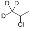 2-CHLOROPROPANE-1,1,1-D3 Structural