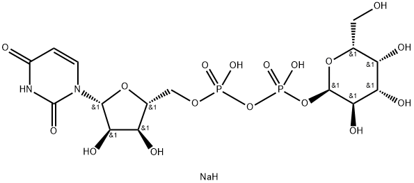 UDP-ALPHA-D-GALACTOSE DISODIUM SALT Structural