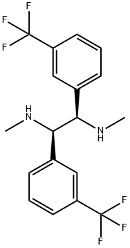 (1R,2R)-(+)-N,N'-DIMETHYL-1,2-BIS[3-(TRIFLUOROMETHYL)PHENYL!-1,2-ETHANE DIAMINE, 99 Structural