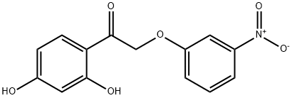Ethanone, 1-(2,4-dihydroxyphenyl)-2-(3-nitrophenoxy)- Structural