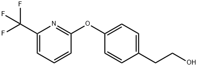 Benzeneethanol, 4-[[6-(trifluoromethyl)-2-pyridinyl]oxy]- Structural