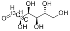 D-GLUCOSE-1,2-13C2 Structural