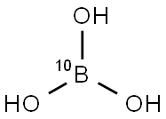 BORIC-10B ACID Structural