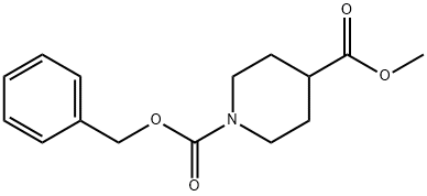 4-CARBOXYMETHOXY-PIPERIDINE-1-CARBOXYLIC ACID BENZYL ESTER Structural