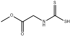 Glycine, N-(dithiocarboxy)-, 1-methyl ester (9CI) Structural