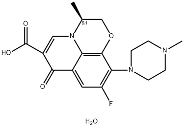Levofloxacin heMihydrate Structural