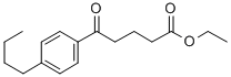 ETHYL 5-(4-N-BUTYLPHENYL)-5-OXOVALERATE Structural