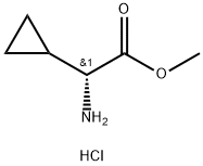 R-Cyclopropylglycine Methyl ester hydrochloride Structural