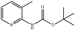 2-(BOC-AMINO)-3-METHYLPYRIDINE Structural