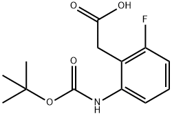 (2-TERT-BUTOXYCARBONYLAMINO-6-FLUORO-PHENYL)-ACETIC ACID