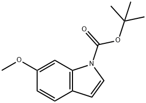 1-(TERT-BUTOXYCARBONYL)-6-METHOXYINDOLE Structural