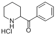 PHENYL-2-PIPERIDINYL-METHANONE HYDROCHLORIDE Structural
