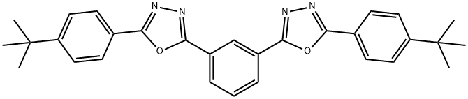 2,2'-(1,3-Phenylene)bis[5-(4-tert-butylphenyl)-1,3,4-oxadiazole] Structural