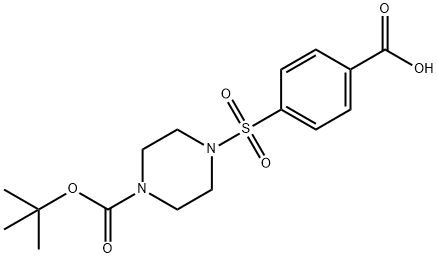 4-((4-(TERT-BUTOXYCARBONYL)PIPERAZINYL)SULFONYL)BENZOIC ACID