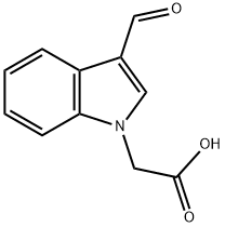 N-Acetic acid-indole-3-carboxaldehyde Structural