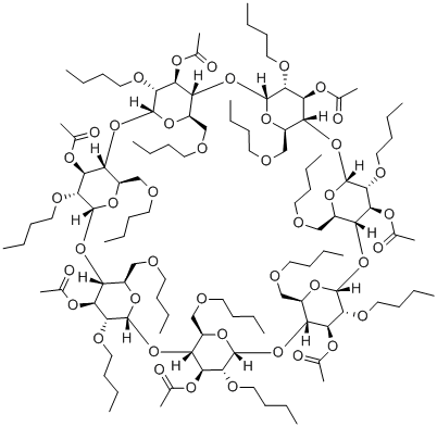 Heptakis-(2,6-di-O-butyl-3-O-acetyl)-beta-Cyclodextrin