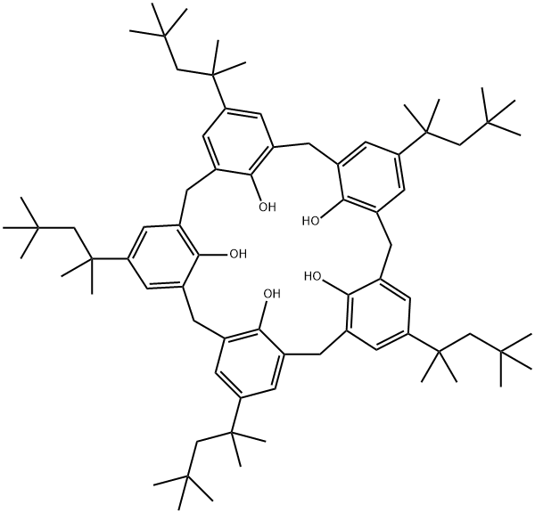 P-TERT-OCTYLCALIX[5!ARENE Structural